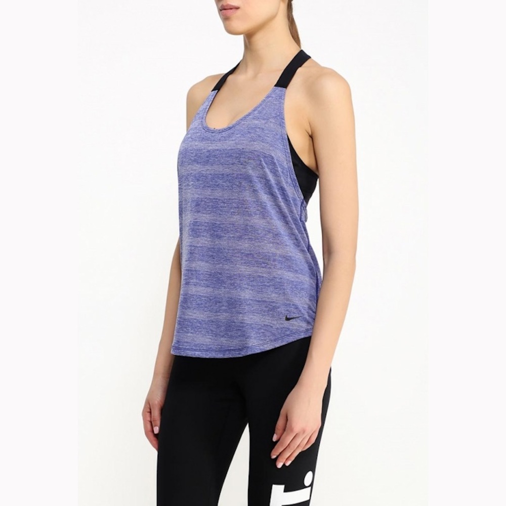 Purple Nike Elastika Elevate Dri-Fit Training Tank